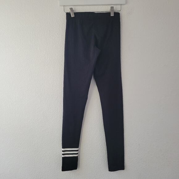 Adidas Women's Black Cotton Leggings Size XS | Activewear Streetwear Gym Active - Picture 6 of 6